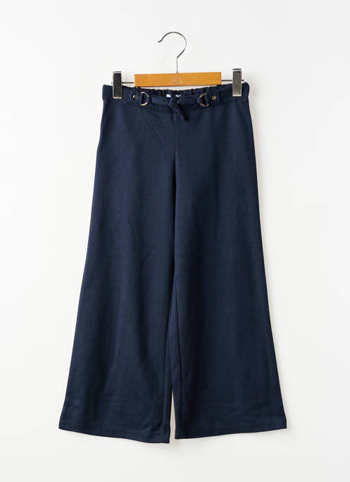 Pantalon flare taille élastique taille élastique bleu MAYORAL fille
