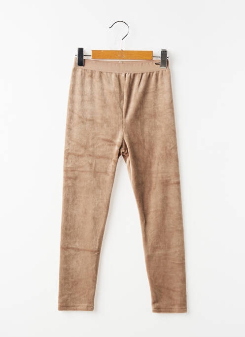 Pantalon slim taille élastique taille élastique beige MAYORAL fille