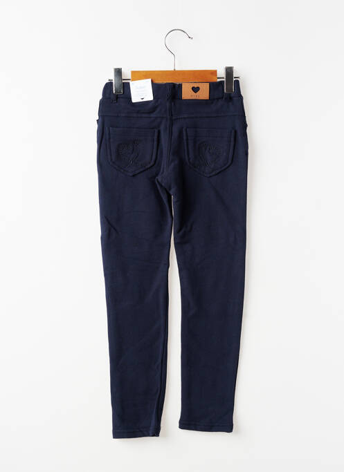 Pantalon slim taille élastique taille élastique bleu MAYORAL fille