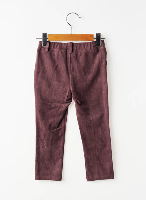 Pantalon slim taille élastique taille élastique marron BOBOLI fille