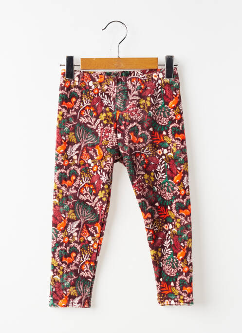 Legging slim taille élastique violet BOBOLI fille