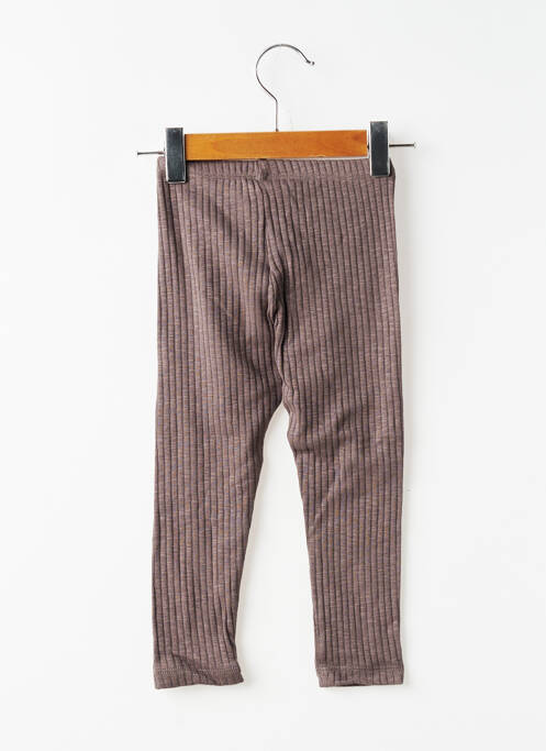 Legging slim taille élastique gris BOBOLI fille