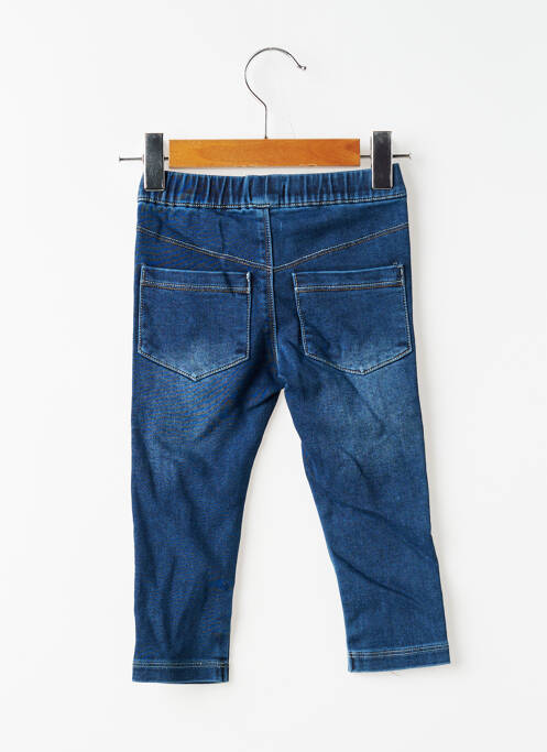 Jeans coupe slim tissage denim taille élastique bleu ABSORBA enfant