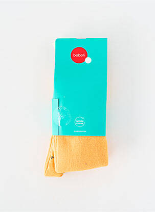 Chaussettes coutures renforcées orange BOBOLI fille