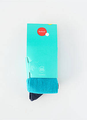 Chaussettes imprimé fantaisie bleu BOBOLI fille