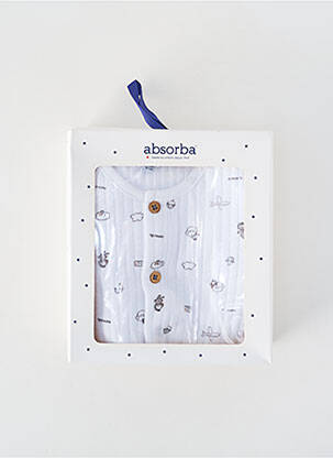 Pyjama imprimé fantaisie blanc ABSORBA enfant