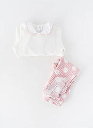 Ensemble pantalon manches longues rose MAYORAL fille