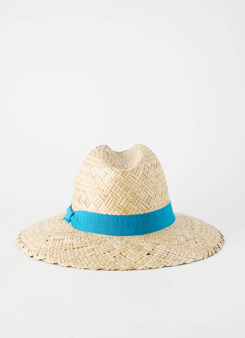 Chapeau forme chapeau paille bleu AUREGA unisexe