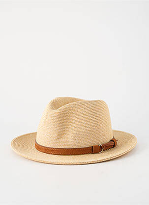 Chapeau forme chapeau paille marron VIA LORENZO homme