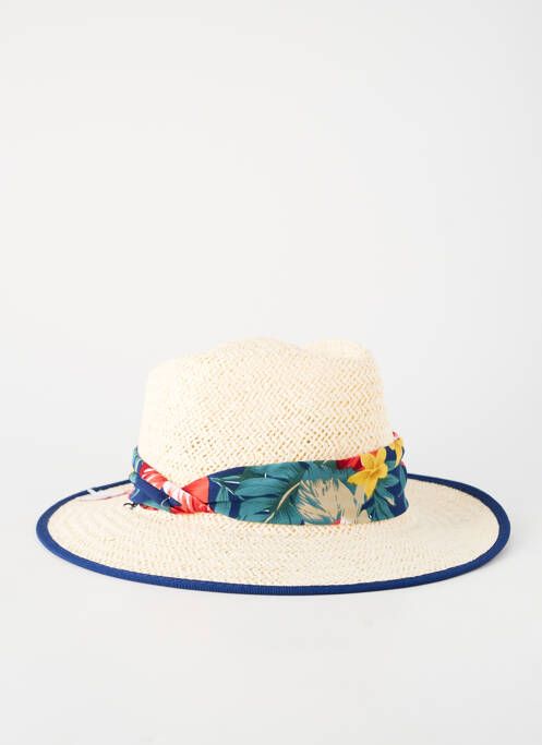 Chapeau imprimé fleurs bleu M BY FLECHET unisexe