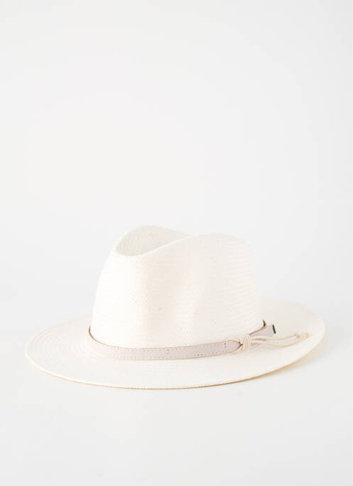 Chapeau forme chapeau paille blanc M BY FLECHET homme