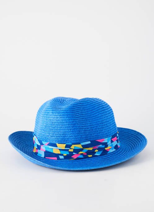 Chapeau imprimé fantaisie bleu CRAMBES unisexe