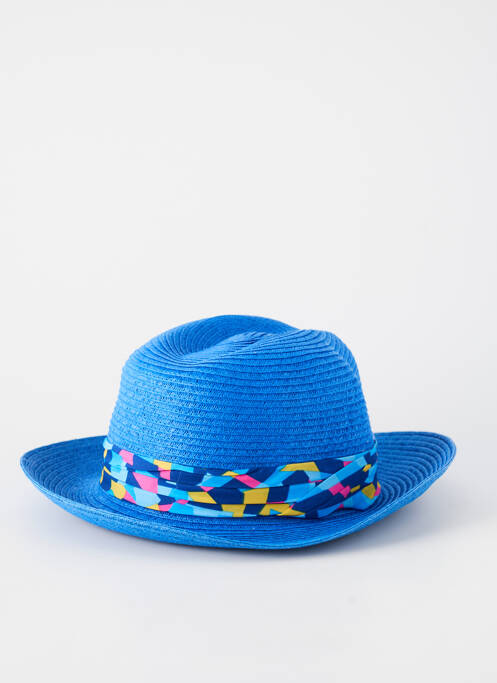 Chapeau imprimé fantaisie bleu CRAMBES unisexe