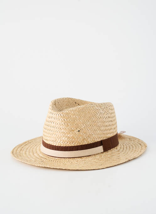 Chapeau forme chapeau paille marron AUREGA homme