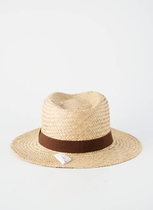 Chapeau forme chapeau paille marron AUREGA homme