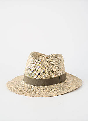 Chapeau forme chapeau paille vert AUREGA homme