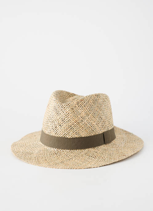 Chapeau forme chapeau paille vert AUREGA homme
