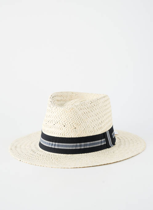 Chapeau imprimé rayures noir AUREGA homme