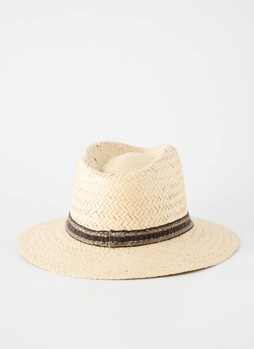 Chapeau forme chapeau paille beige AUREGA homme