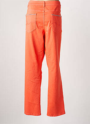Pantalon droit stretch taille normale orange DIANE LAURY femme
