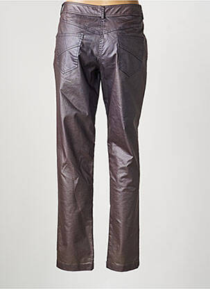 Pantalon droit stretch taille normale marron QUATTRO femme