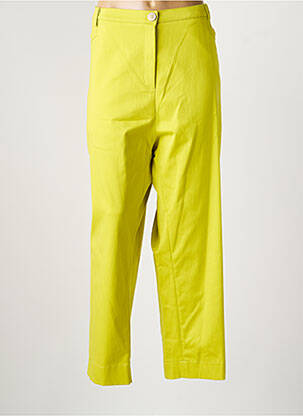 Pantacourt coupe droite taille normale vert JUMFIL femme