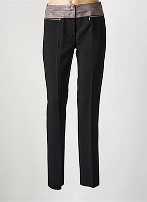 Pantalon slim stretch taille normale noir JUMFIL femme