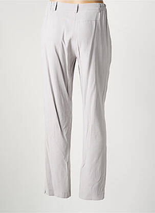 Pantalon droit tissage popeline taille normale gris JUMFIL femme