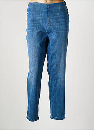 Jeans coupe slim stretch taille normale bleu SAINT HILAIRE femme
