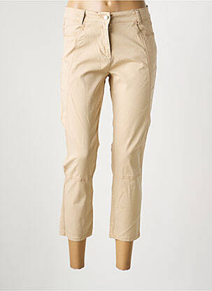 Pantacourt stretch taille normale beige DIANE LAURY femme