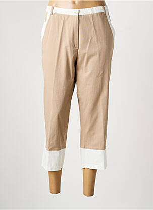 Pantacourt stretch taille normale marron JUMFIL femme
