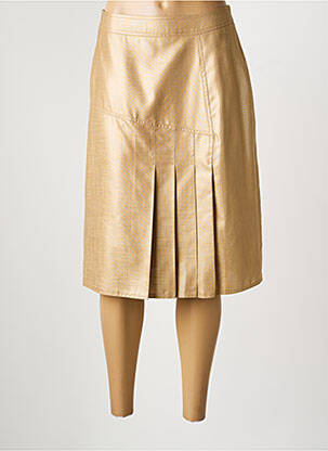 Jupe mi-longue doublure textile or JUMFIL femme