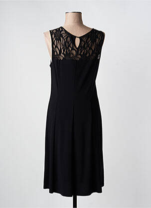 Robe mi-longue sans manche sans manche noir JUMFIL femme