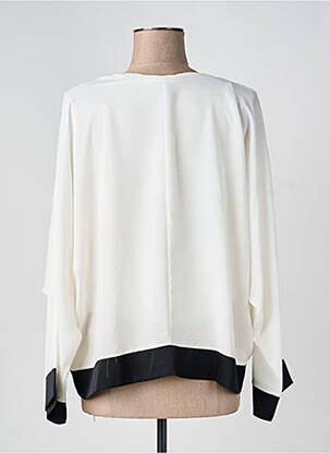 Blouse manches longues manches longues blanc QUATTRO femme