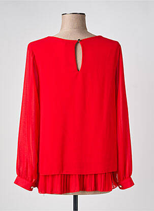 Blouse manches longues manches longues rouge QUATTRO femme