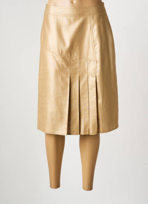 Jupe mi-longue doublure textile or JUMFIL femme