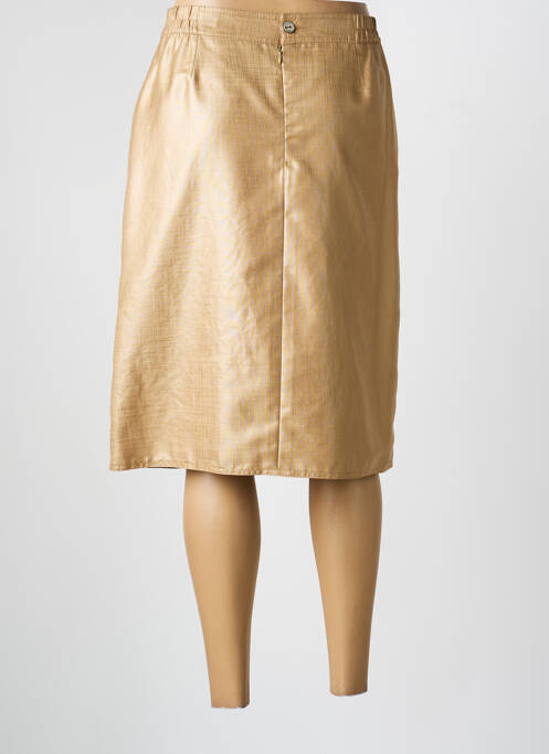 Jupe mi-longue doublure textile or JUMFIL femme