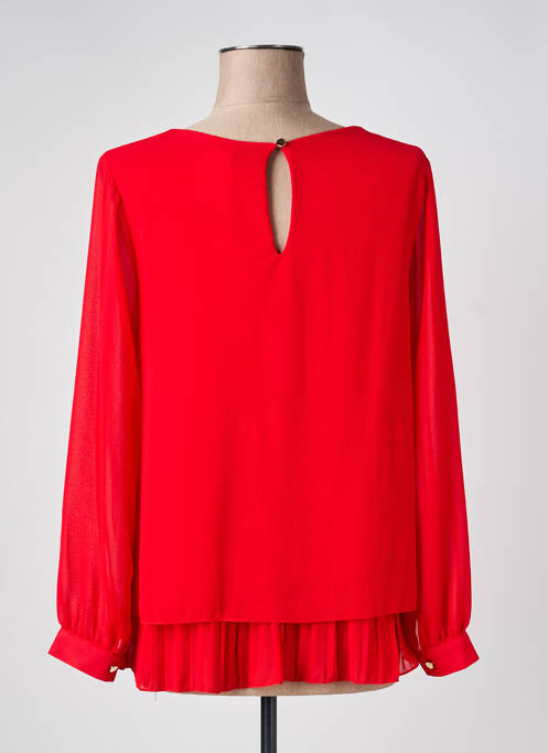 Blouse manches longues manches longues rouge QUATTRO femme