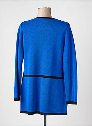 Gilet manches longues fermeture boutonnée sur le devant bleu JUMFIL femme