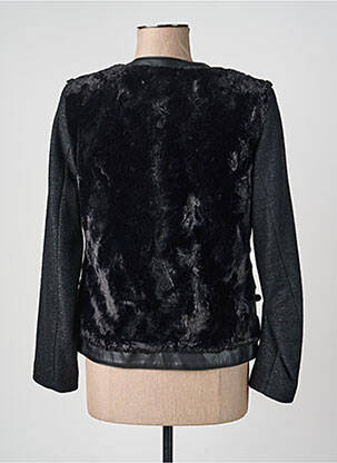 Veste casual col rond noir JUMFIL femme