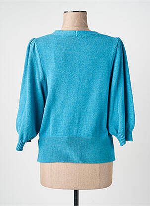 Gilet manches longues manches 3/4 bleu QUATTRO femme