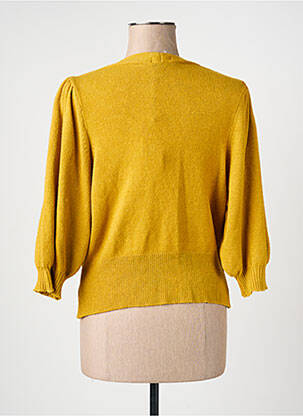 Gilet manches longues manches 3/4 jaune QUATTRO femme