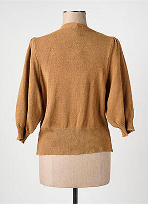 Gilet manches longues manches 3/4 marron QUATTRO femme