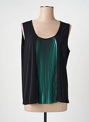 Top stretch sans manche bleu JUMFIL femme