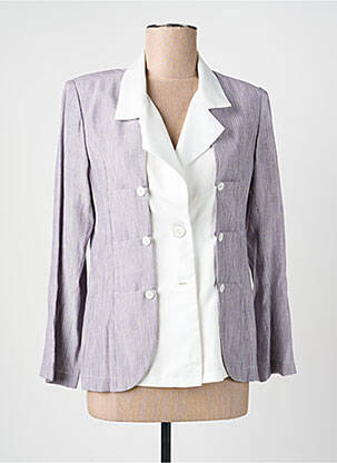 Veste casual epaulette gris JUMFIL femme
