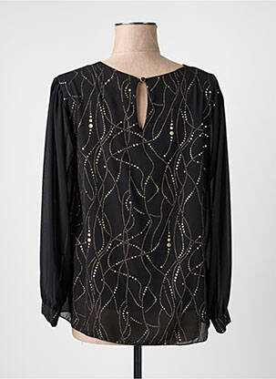 Blouse manches longues manches longues noir QUATTRO femme