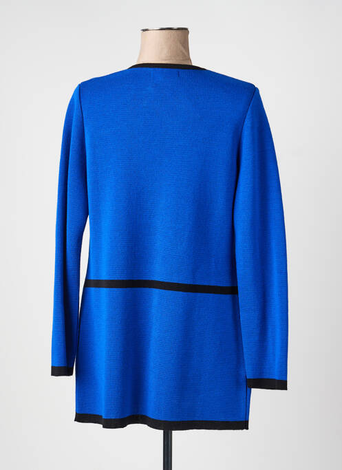 Gilet manches longues fermeture boutonnée sur le devant bleu JUMFIL femme