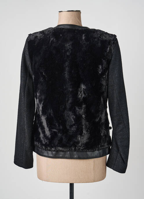 Veste casual col rond noir JUMFIL femme