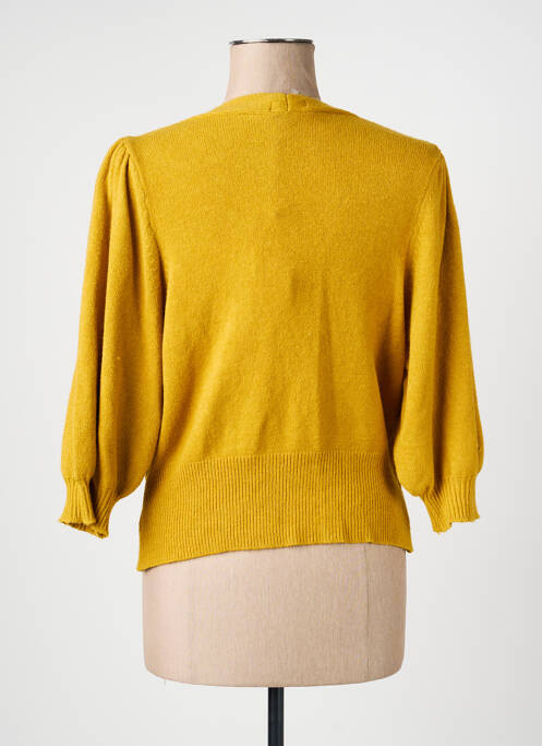 Gilet manches longues manches 3/4 jaune QUATTRO femme