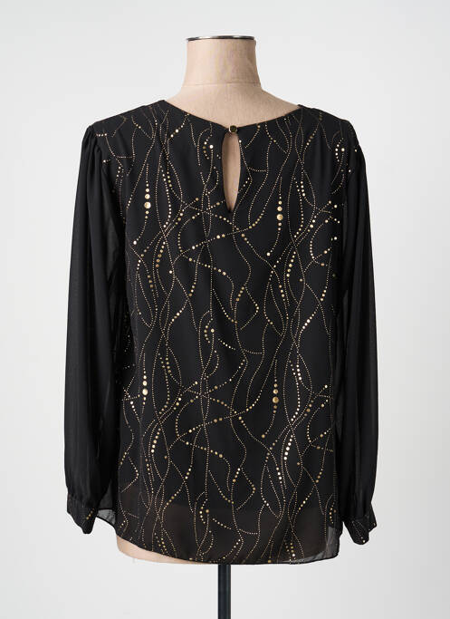 Blouse manches longues manches longues noir QUATTRO femme